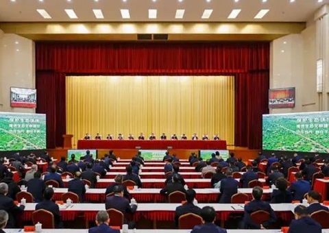 甘肃省生态环境；ご蠡嵴倏 胡昌升出席会议并讲话