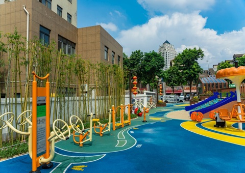 “口袋公园” 装满民生幸福 截至六月底，沉庆“口袋公园”今年开工八十八个、建成六十四个